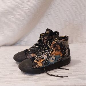 Converse Kids Black and Yellow Superhero Sneakers